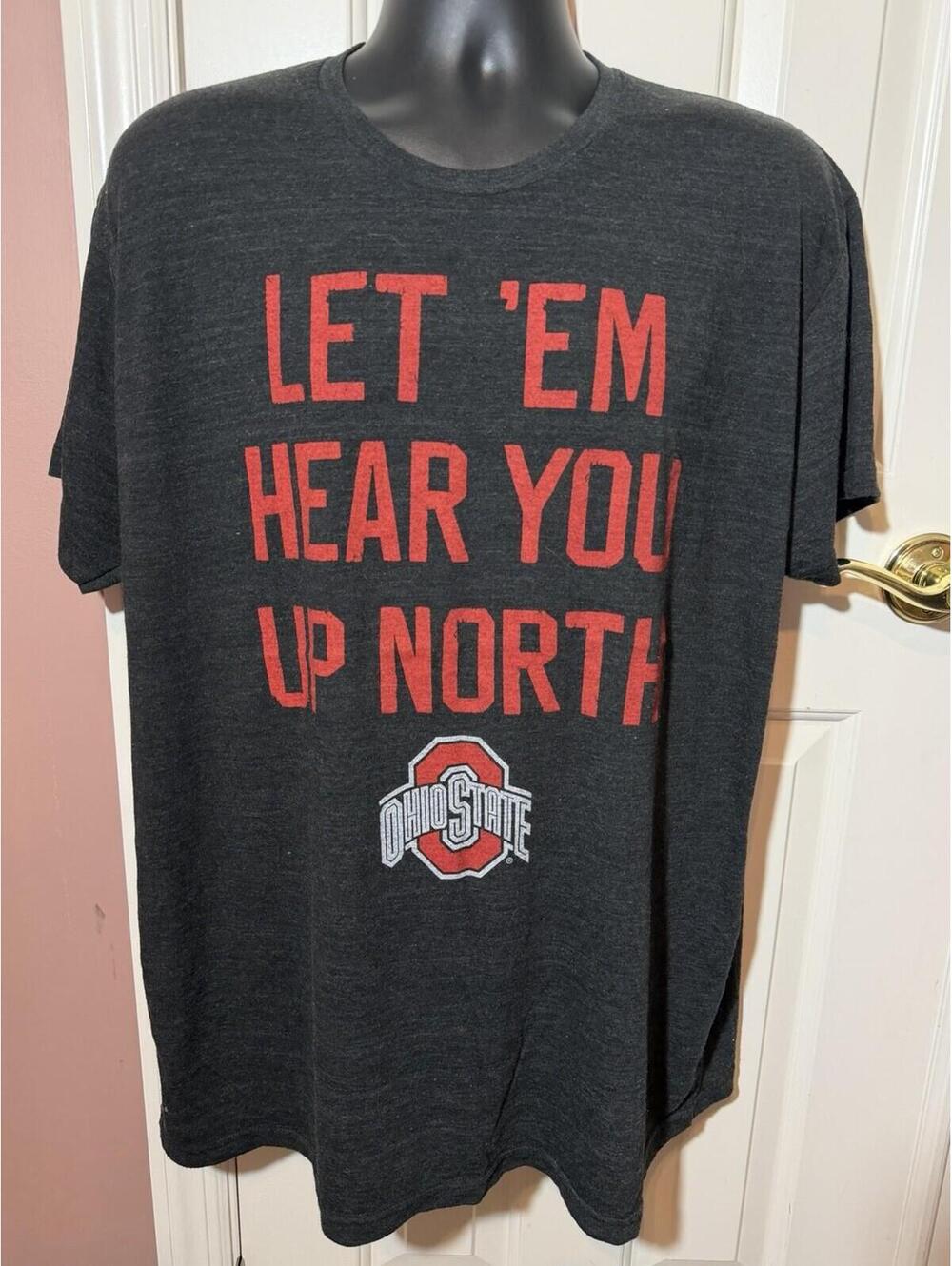 Homage T Shirt Ohio State Buckeyes Let Them Hear You Up North Mens XXL